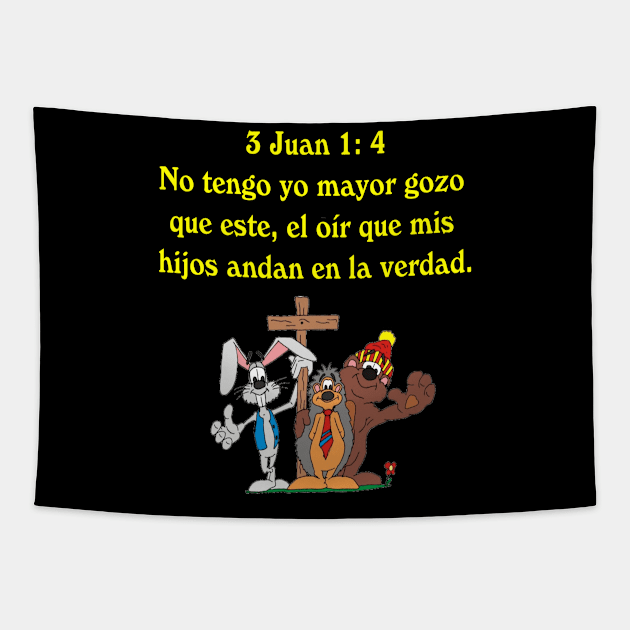 Cartas de San Juan 3 Carta 1.4 Tapestry by drawn freehand