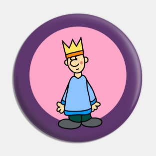 King for a Day Pin