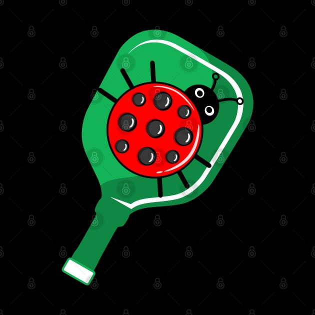 Sweet Pickleball ladybird by FK-UK