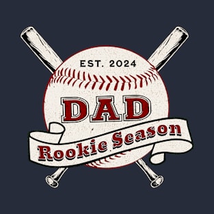 Rookie Dad - New Dad Father's Day Design T-Shirt