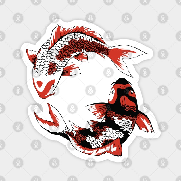 Koi Duo Magnet by kellyoconnell