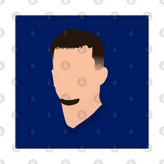 Mason Mount Minimalistic Face Art by GotchaFace