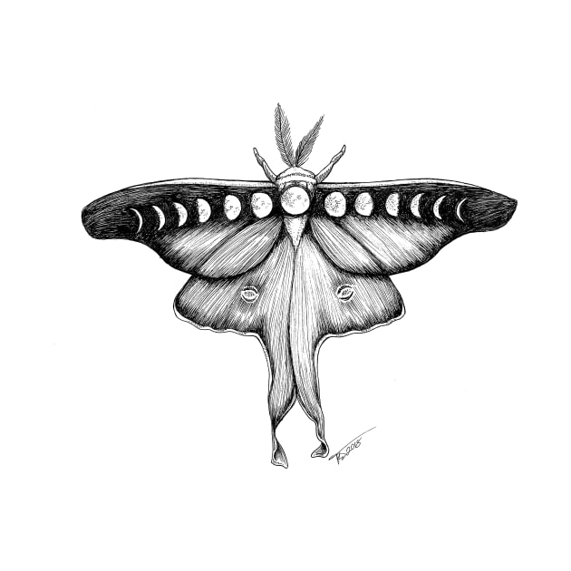 Lunar Moth by ace-of-lords