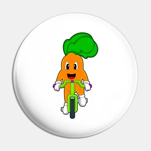 Carrot Bicycle Pin