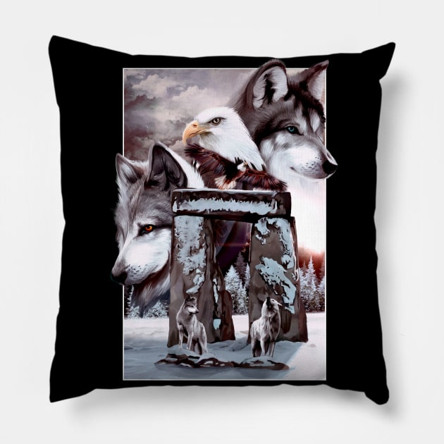 Winter Paradise Pillow by Nightfrost