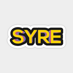 SYRE (text) Magnet