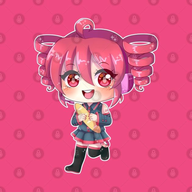 UTAULOID Kasane Teto chibi by Nadi-chan16