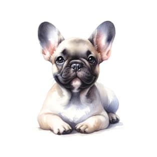 French Bulldog Watercolor - Beautiful Dog T-Shirt