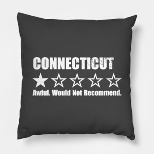 Connecticut One Star Review Pillow