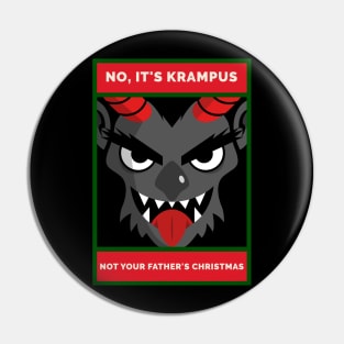 No, It's Krampus. Not Your Father's Christmas Pin