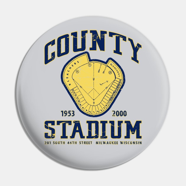 Milwaukee County Stadium Pin by wifecta