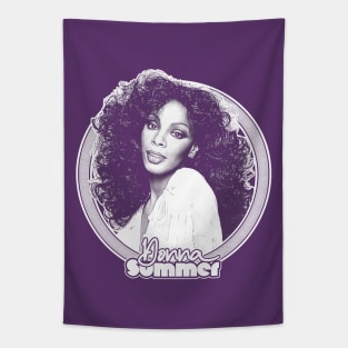 Donna Summer \\\\\ Retro Style Fan Art Design Tapestry