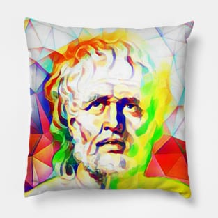 Lucius Annaeus Seneca Colourful Portrait | Lucius Annaeus Seneca Artwork 11 Pillow