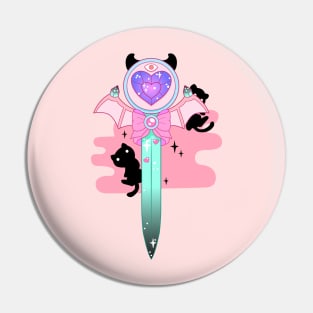 Magical Girl Knife Pin