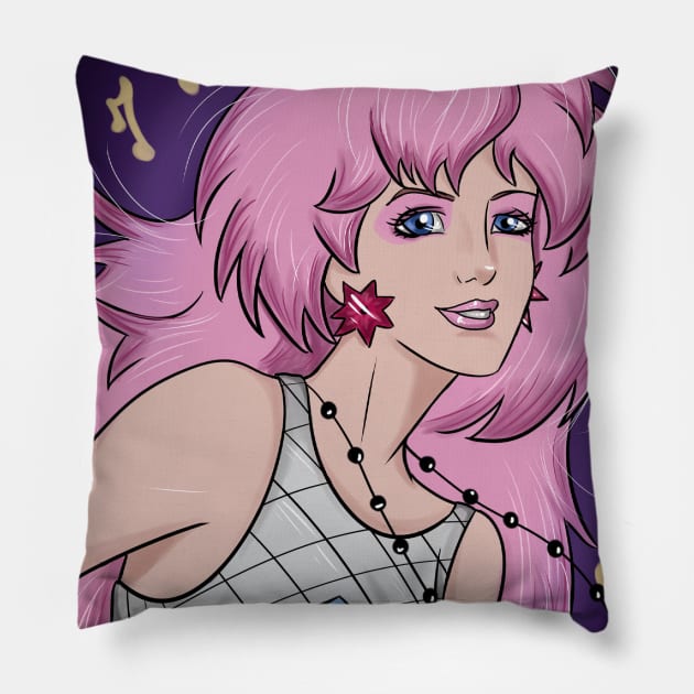 Jem And The Holograms Pillow by OCDVampire