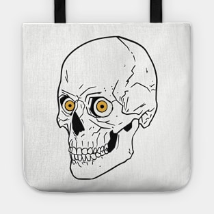 Skelly with the Crazy Eyes Tote