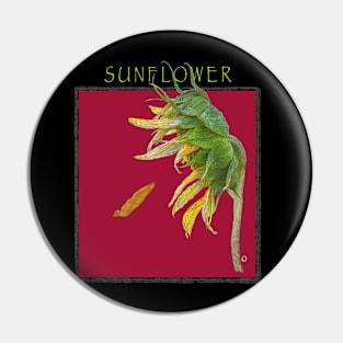 Sunflower (red) Pin