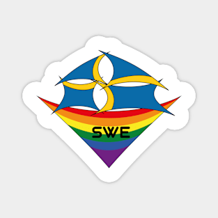 Sweden pride flag Magnet