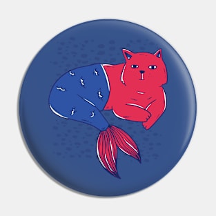 Mermaid Cat Pin