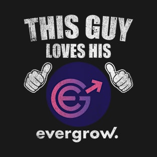 This Guy Loves His Evergrow EGC Coin Valentine Crypto Token Cryptocurrency Blockchain Wallet Birthday Gift For Men Women Kids T-Shirt