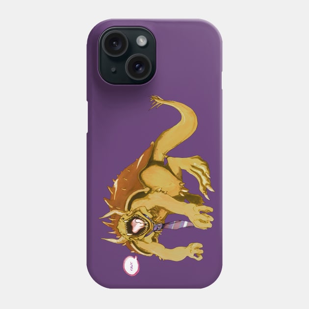 Terry the Tarrasque Phone Case by FishWithATopHat