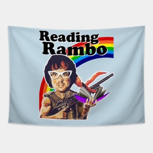 Reading Rambo Tapestry