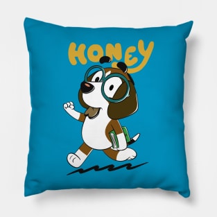 honey bluey Pillow