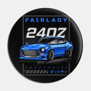 Vintage Car Fairlady 240Z (Blue) Pin