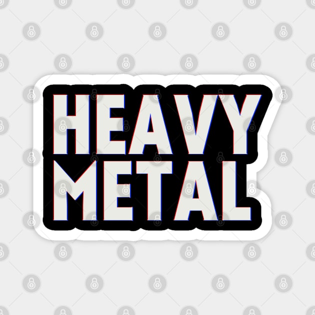 Heavy Metal (RB shadows) Magnet by Kaijester