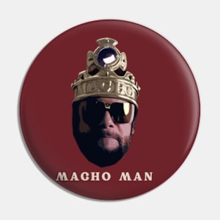 macho man head Pin