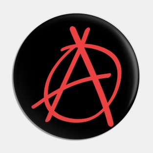 Anarchy symbol Pin