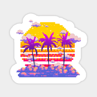 Summer Sun set Magnet