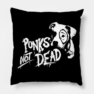 Punks Not Dead pop art Pillow