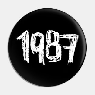 1987 Legend, born in 1987, Birth Year 1987 Pin