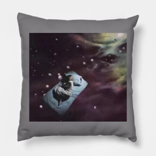 girl in the space Pillow