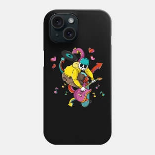 Skateboarding Skeleton Skull Skater Phone Case