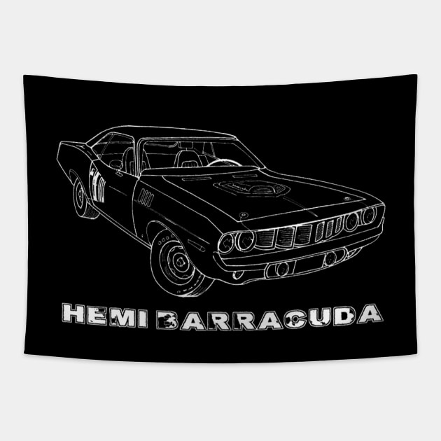 Barracuda Tapestry by classic.light