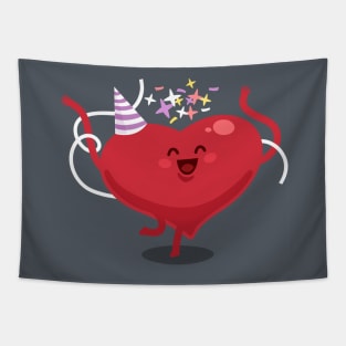 Valentines heart Tapestry