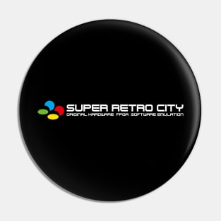 Super Retro City Japan Logo Pin