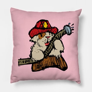 Guinea Pig Fireman Pillow