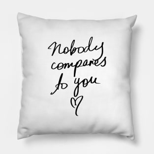The One and Only Lettering Pillow