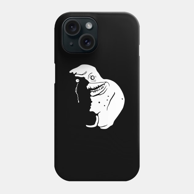 Meme - Forever Alone Phone Case by gin3art