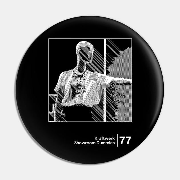 Showroom Dummies / Minimalist Graphic Design Fan Artwork Pin by saudade