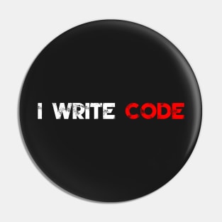 I write code Pin