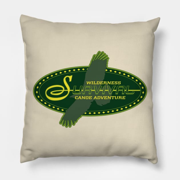 Canoe Adventure Pillow by TBM Christopher