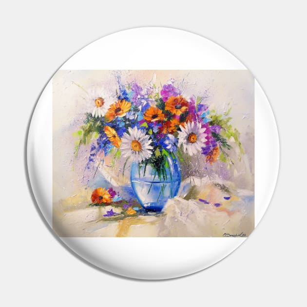 Bouquet of meadow flowers in a vase Pin by OLHADARCHUKART