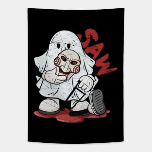 Saw Movie Halloween Ghost Tapestry