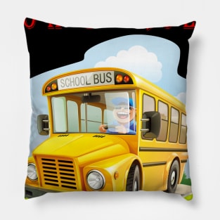 This Is How I Roll Funny School Bus Driver TShirt Pillow