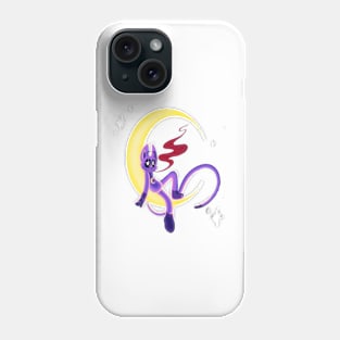 Catnap in the Moon stars are shining Phone Case