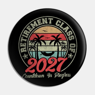 Retirement Class Of 2027 Countdown In Progress Pin